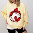 Womens Custom Baseball Mom Number 7 Heart For Mom Mommy Premium Comfort Colors Sweatshirt Blue Spruce Womens Custom Baseball Mom Number 7 Heart For Mom Mommy Premium Comfort Colors Sweatshirt Blue Spruce