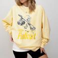 Women's Fallout TV Series Lucy Do Unto Others Baseball Bat Gamer Comfort Colors Sweatshirt Blue Spruce Women's Fallout TV Series Lucy Do Unto Others Baseball Bat Gamer Comfort Colors Sweatshirt Blue Spruce