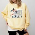 They Can't Hit Schlitt Cam Schlittler New York Baseball MLBP Comfort Colors Sweatshirt Blue Spruce They Can't Hit Schlitt Cam Schlittler New York Baseball MLBP Comfort Colors Sweatshirt Blue Spruce