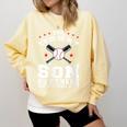 Yes This Is My Son Out Baseball Mom Comfort Colors Sweatshirt Blue Spruce