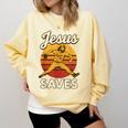 Youth Boy Baseball Jesus Saves Christian Baseball Religious Comfort Colors Sweatshirt Blue Spruce Youth Boy Baseball Jesus Saves Christian Baseball Religious Comfort Colors Sweatshirt Blue Spruce