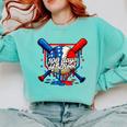 100 Days Of School 100th Day Youth Drip Baseball Boys Kid Comfort Colors Sweatshirt Butter