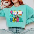 100 Days Of School Baseball Boys Kids Colorful 100th Day Comfort Colors Sweatshirt Butter 100 Days Of School Baseball Boys Kids Colorful 100th Day Comfort Colors Sweatshirt Butter