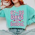 100 Days Of School Baseball Boys Six Seven Drip 100th Day Comfort Colors Sweatshirt Butter