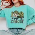 100 Days Of School Baseball Camo Cap Kids Boys 100th Day Comfort Colors Sweatshirt Butter