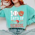 100 Days Of School Baseball Player Teacher Student Comfort Colors Sweatshirt Butter 100 Days Of School Baseball Player Teacher Student Comfort Colors Sweatshirt Butter