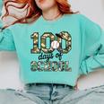 100 Days Of School Camo Baseball Camouflage For Kids Comfort Colors Sweatshirt Butter
