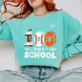 100th Day Of School Basketball Baseball Football Kids Boys Comfort Colors Sweatshirt Butter 100th Day Of School Basketball Baseball Football Kids Boys Comfort Colors Sweatshirt Butter