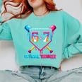 13th Birthday Official Teenager 67 Baseball Drip Boys Comfort Colors Sweatshirt Butter 13th Birthday Official Teenager 67 Baseball Drip Boys Comfort Colors Sweatshirt Butter