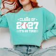 2027 Back To School Baseball 2027 Graduation Class Of 2027 Comfort Colors Sweatshirt Butter