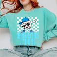 5th Birthday Dabbing Baseball Boys Bruh I'm 5 Year Old Comfort Colors Sweatshirt Butter