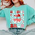 6 7 Bruh Six Seven Valentine Heart Baseball Comfort Colors Sweatshirt Butter 6 7 Bruh Six Seven Valentine Heart Baseball Comfort Colors Sweatshirt Butter