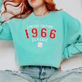 60 Year Old 1966 Classic Baseball 60th Birthday Comfort Colors Sweatshirt Butter 60 Year Old 1966 Classic Baseball 60th Birthday Comfort Colors Sweatshirt Butter