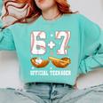 67 13 Year Old Official Teenager Baseball Boy 13th Birthday Comfort Colors Sweatshirt Butter