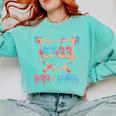 67 33 Days Of School Baseball Drip 100 Days Of School Comfort Colors Sweatshirt Butter