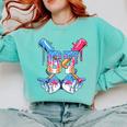 67 Baseball Drip Birthday Boy For Men Boys Kids Youth Comfort Colors Sweatshirt Butter