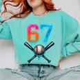 67 Baseball Meme Cool Drip Number 67 Player Or 67th Birthday Comfort Colors Sweatshirt Butter 67 Baseball Meme Cool Drip Number 67 Player Or 67th Birthday Comfort Colors Sweatshirt Butter