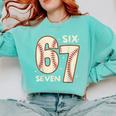 67 Baseball Six Seven 6 7 Meme Kids 67 Teen Boys 6-7 Comfort Colors Sweatshirt Butter 67 Baseball Six Seven 6 7 Meme Kids 67 Teen Boys 6-7 Comfort Colors Sweatshirt Butter