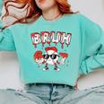 67 Bruh Valentines Baseball Boys Kids Six Seven 6 7 Comfort Colors Sweatshirt Butter 67 Bruh Valentines Baseball Boys Kids Six Seven 6 7 Comfort Colors Sweatshirt Butter