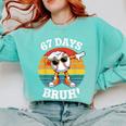 67 Days Of School Bruh Teacher Kids Dabbing Baseball Comfort Colors Sweatshirt Butter 67 Days Of School Bruh Teacher Kids Dabbing Baseball Comfort Colors Sweatshirt Butter