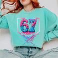 67 Six Seven Baseball Ice Cream Drip Cool Meme 67 Comfort Colors Sweatshirt Butter 67 Six Seven Baseball Ice Cream Drip Cool Meme 67 Comfort Colors Sweatshirt Butter