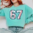 67 Sports Meme – Baseball Number 6 7 Comfort Colors Sweatshirt Butter 67 Sports Meme – Baseball Number 6 7 Comfort Colors Sweatshirt Butter