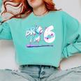 6th Birthday Boy Bro I'm 6 Year Old Baseball Ice Cream Drip Comfort Colors Sweatshirt Butter 6th Birthday Boy Bro I'm 6 Year Old Baseball Ice Cream Drip Comfort Colors Sweatshirt Butter
