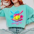 8th Birthday Baseball Ice Cream Drip 8 Years Old Girls B-Day Comfort Colors Sweatshirt Butter 8th Birthday Baseball Ice Cream Drip 8 Years Old Girls B-Day Comfort Colors Sweatshirt Butter