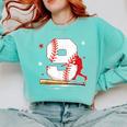 9 Years Old Baseball Birthday Boy 9th Bday Party Comfort Colors Sweatshirt Butter 9 Years Old Baseball Birthday Boy 9th Bday Party Comfort Colors Sweatshirt Butter