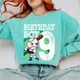 9th Birthday Baseball Birthday Party 9th Birthday Boy Comfort Colors Sweatshirt Butter