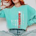 American Flag Baseball Team Baseball Player Baseball Comfort Colors Sweatshirt Butter American Flag Baseball Team Baseball Player Baseball Comfort Colors Sweatshirt Butter