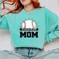 American Flag Patriotic Game Day Baseball Mom Comfort Colors Sweatshirt Butter American Flag Patriotic Game Day Baseball Mom Comfort Colors Sweatshirt Butter