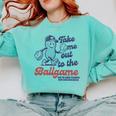 Take Me Out To The Ball Game Retro Peanuts Baseball Sports Comfort Colors Sweatshirt Butter Take Me Out To The Ball Game Retro Peanuts Baseball Sports Comfort Colors Sweatshirt Butter