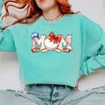 Ball Mom Bow Tie Baseball Mom Comfort Colors Sweatshirt Butter Ball Mom Bow Tie Baseball Mom Comfort Colors Sweatshirt Butter