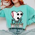 Ball Mom Heart Soccer Baseball Mom Comfort Colors Sweatshirt Butter Ball Mom Heart Soccer Baseball Mom Comfort Colors Sweatshirt Butter