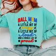 Ball Mom Proud Volleyball Baseball Mom Comfort Colors Sweatshirt Butter
