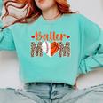 Baller Mom Leopard Basketball Baseball Mom Comfort Colors Sweatshirt Butter Baller Mom Leopard Basketball Baseball Mom Comfort Colors Sweatshirt Butter