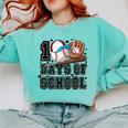 Baseball 100 Days Of School Happy 100th Day Teachers Kids Comfort Colors Sweatshirt Butter Baseball 100 Days Of School Happy 100th Day Teachers Kids Comfort Colors Sweatshirt Butter