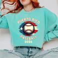 Baseball 2026 Puerto Rico Island Pride Sports Theme Comfort Colors Sweatshirt Butter Baseball 2026 Puerto Rico Island Pride Sports Theme Comfort Colors Sweatshirt Butter