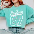 Baseball 6 7 Number 67 Six Seven Meme Boys Youth Kids Comfort Colors Sweatshirt Butter Baseball 6 7 Number 67 Six Seven Meme Boys Youth Kids Comfort Colors Sweatshirt Butter