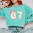 Baseball 67 Dripping Six Seven Drip Boys Gen Z Comfort Colors Sweatshirt Butter Baseball 67 Dripping Six Seven Drip Boys Gen Z Comfort Colors Sweatshirt Butter