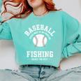 Baseball & Fishing Comfort Colors Sweatshirt Butter