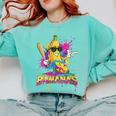 Baseball Banana Splatter Sports Kids Teens Comfort Colors Sweatshirt Butter Baseball Banana Splatter Sports Kids Teens Comfort Colors Sweatshirt Butter