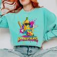 Baseball Banana Splatter Sports Kids Teens Premium Tri-Blend Comfort Colors Sweatshirt Butter Baseball Banana Splatter Sports Kids Teens Premium Tri-Blend Comfort Colors Sweatshirt Butter