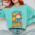 Baseball Banana Sports Drip Art For Kids Comfort Colors Sweatshirt Butter Baseball Banana Sports Drip Art For Kids Comfort Colors Sweatshirt Butter