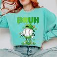 Baseball Bruh Drip Ice Cream Youth Boy St Patricks Day Comfort Colors Sweatshirt Butter Baseball Bruh Drip Ice Cream Youth Boy St Patricks Day Comfort Colors Sweatshirt Butter