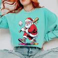 Baseball Christmas Santa Claus Batter Baseball Drip Comfort Colors Sweatshirt Butter Baseball Christmas Santa Claus Batter Baseball Drip Comfort Colors Sweatshirt Butter