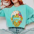 Baseball Drip For Boys Ice Cream Drip Youth Boys Catcher's Comfort Colors Sweatshirt Butter Baseball Drip For Boys Ice Cream Drip Youth Boys Catcher's Comfort Colors Sweatshirt Butter