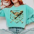 Baseball Drip Ice Cream Camo Home Plate Bats Sports Game Day Comfort Colors Sweatshirt Butter Baseball Drip Ice Cream Camo Home Plate Bats Sports Game Day Comfort Colors Sweatshirt Butter