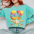 Baseball Drip Ice Cream Number 67 Player Lifestyle Comfort Colors Sweatshirt Butter Baseball Drip Ice Cream Number 67 Player Lifestyle Comfort Colors Sweatshirt Butter